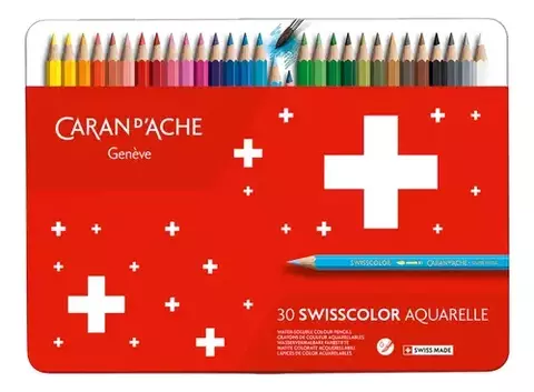 Lapices Acuarelables Caran D'Ache Professional 30 Colores