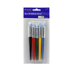 Set Pinceles Artmate Punta de Goma x5unid.
