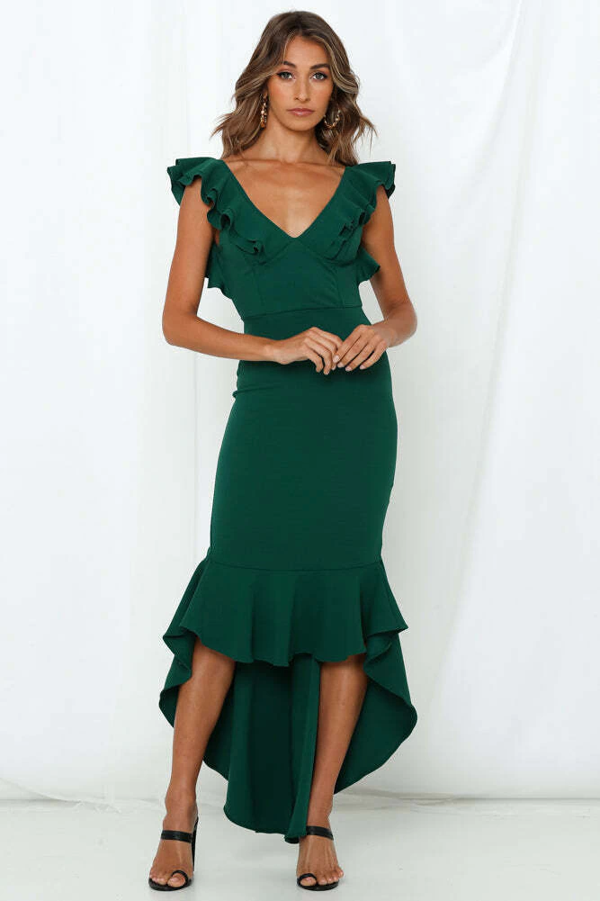Hills Maxi Dress Green