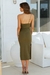 Berna Midi Dress Olive en internet