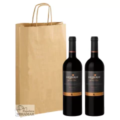 Bolsas kraft madera - p/Botellas - Papelera Miramar