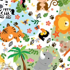 Papel afiche estampado 70 x 100 cm