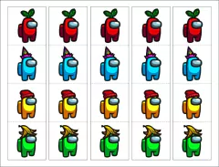 Stickers Personajes 4,5 x 4,5 cm - paq x 20 unid - comprar online