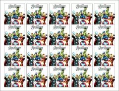 Imagen de Stickers Personajes 4,5 x 4,5 cm - paq x 20 unid
