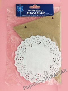 Kit banderines kraft c/blonda en internet