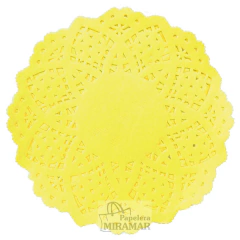 Blondas papel redondas color 10cm - paq x100 - tienda online