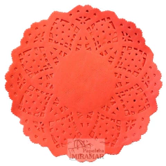 Imagen de Blondas papel redondas color 10cm - paq x100