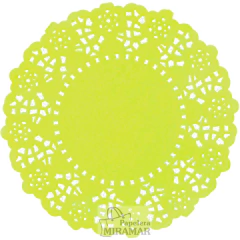 Blondas papel redondas color 13cm - paq x100 - Papelera Miramar