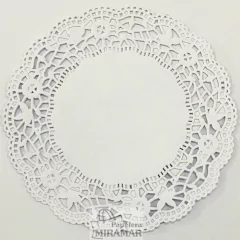 Blondas papel redondas blancas - paq x100 - tienda online