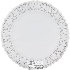 Blondas papel redondas blancas (paq x 100) - comprar online