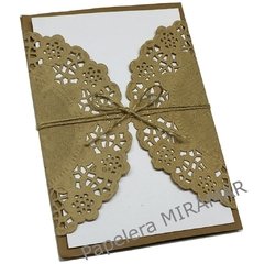 Blondas papel redondas kraft (paq x100) - comprar online