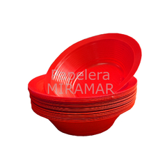 Bowl Compotera Rojo - paq x 50 un