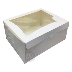 Caja c/visor blanca 24 x 16 x 10 cm en internet