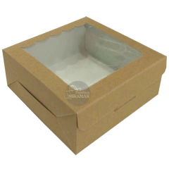 Caja c/visor onditas 12 x 12 x 5 cm en internet