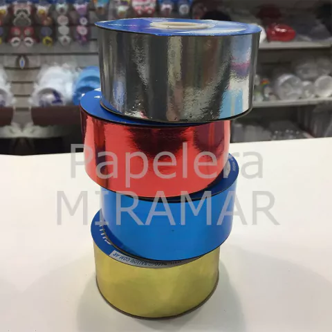 Cinta de regalo tipo Ribonette Metal 4 cm x 40 mts en internet