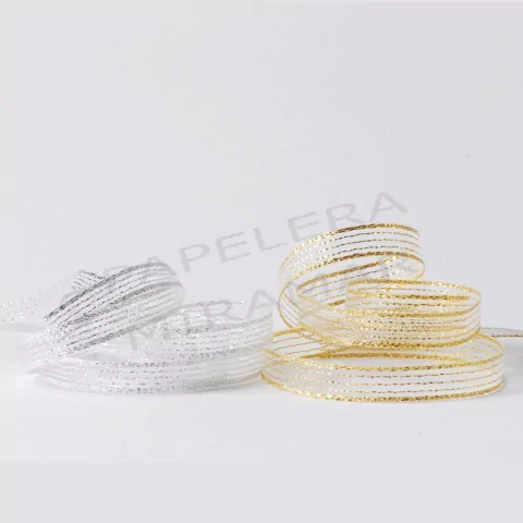 Cinta lurex lineal 8 mm (x 9,14 mts) - cod C-514 - comprar online