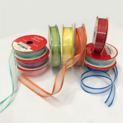 Cinta organza bordes raso 8 mm x 18 mts - cod C-164 - comprar online