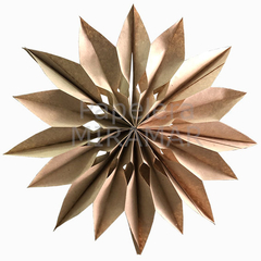 Estrella de papel calada en internet