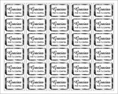 Stickers autoadhesivos p/bolsas y paquetes en internet