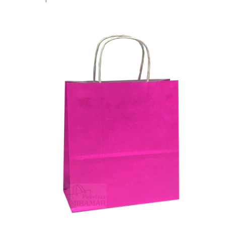 Bolsas color fucsia 18 x 20 x 08 cm - comprar online