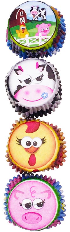 Imagen de Pirotines p/cupcakes Nº 10 Estampados