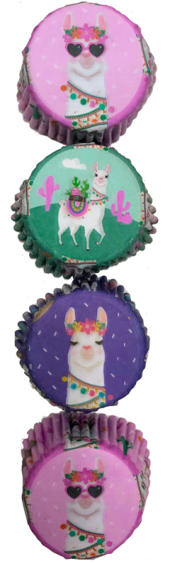 Pirotines p/cupcakes Nº 10 Estampados - comprar online