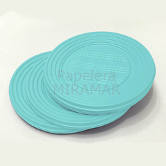 Plato plastico chico Celeste - paq x24 un - comprar online