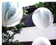 Blondas papel redondas blancas - paq x100 - tienda online