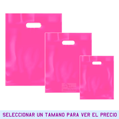 Bolsas plasticas riñon rosa o fucsia - comprar online
