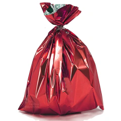 12 Bolsas Metalizadas 50x70cm ideal p/Cotillon Carnaval Carioca - Papelera Miramar