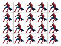 Stickers Personajes 4,5 x 4,5 cm - paq x 20 unid en internet