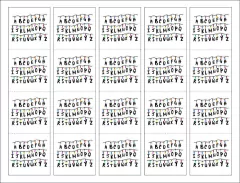 Stickers Personajes 4,5 x 4,5 cm - paq x 20 unid - tienda online