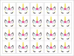 Stickers Personajes 4,5 x 4,5 cm - paq x 20 unid - comprar online
