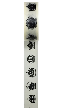 Cinta adhesiva papel de arroz "Washi tape" x 10 mts - cod C-718 - Papelera Miramar