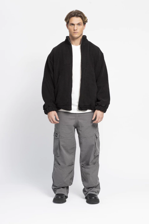 CAMPERA SHERPA NEGRA