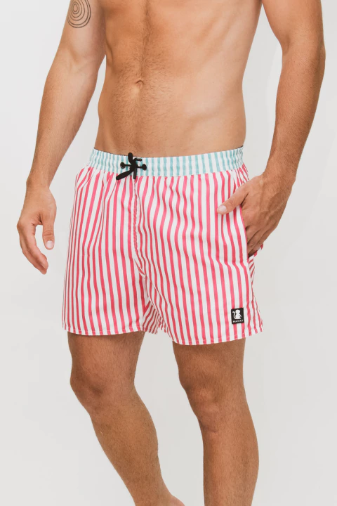 TRAJE DE BAÑO FLIPPER STRIPES PINK