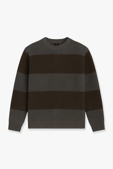 SWEATER MUDDY LASER MARRON