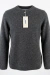 SWEATER CLASICO AL CUERPO PURA LANA ACANALADO