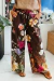 PANTALÓN CHOCOLATE FLORES