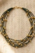 Collar con múltiples hilos y cuentas metálicas - comprar online