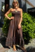 VESTIDO STRAPPLES FRUNCE