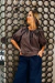 BLUSA CON CINTA DE ALGODON