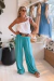 PANTALON TURQUESA