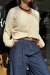 SWEATER TRENZA CENTRO ( PURA LANA) - LUNA INDIA STORE