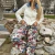 PANTALÓN MICRO CORDEROY FLORES - LUNA INDIA STORE