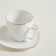 Juego de 6 tazas con plato Máxima 150ml - The Sacks deco