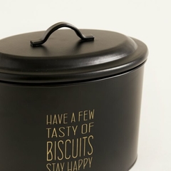 Lata oval biscuits negra en internet