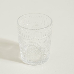 Juego de 6 vasos de vidrio bajos Sunflower 7x9cm
