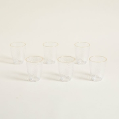 Juego de 6 vasos bajo de acrílico Adelaida 400ml en internet