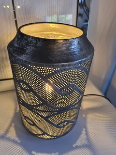 Lámpara estilo marroquí plata 17x26cm en internet